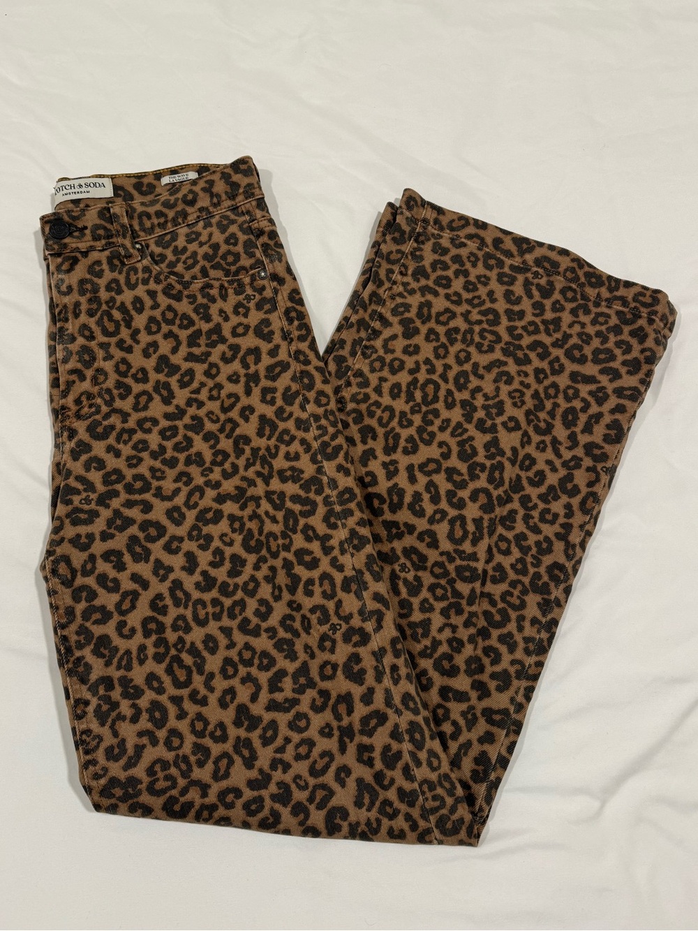 Scotch & Soda Cheetah Print Jeans